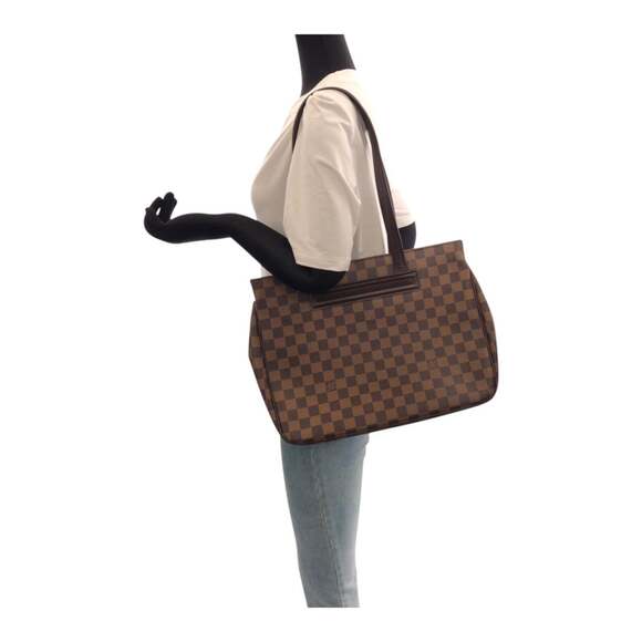 LOUIS VUITTON Brown Damier Leather Shoulder Bag - Picture 7 of 10